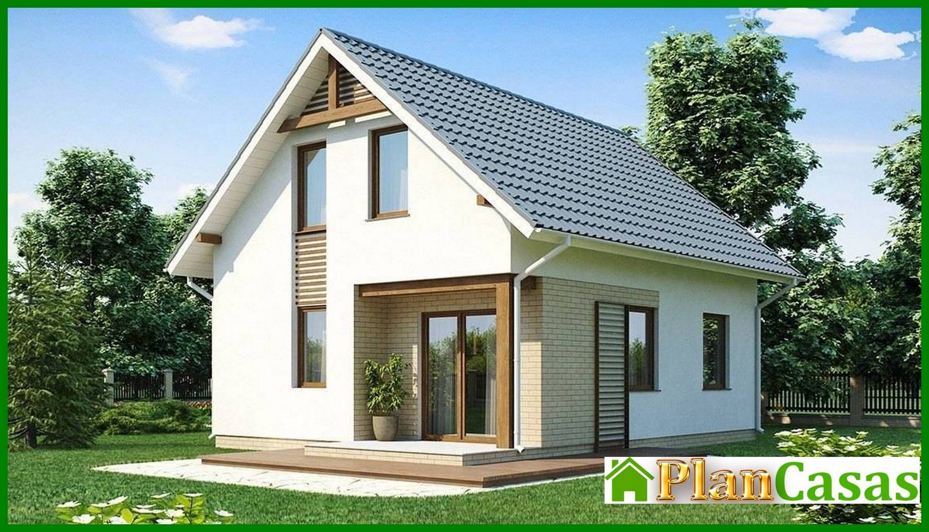 Galería de visualizaciones - Proyecto de casa de verano