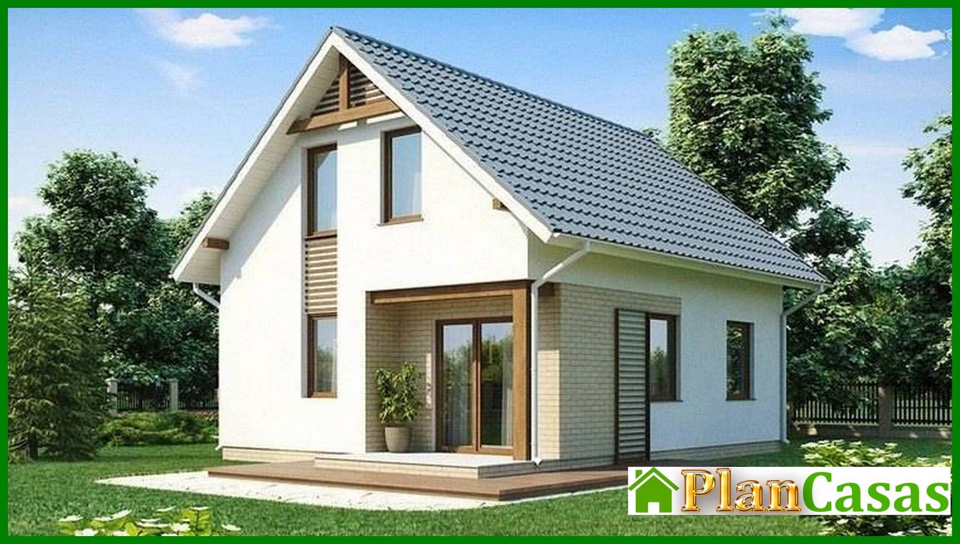 Galería de visualizaciones - Proyecto de casa de verano