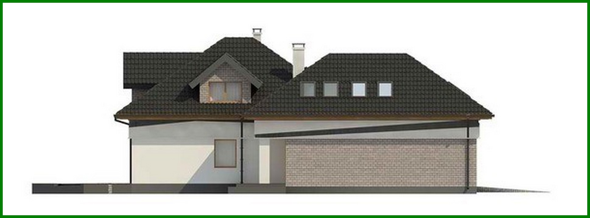 Visualization gallery - Comfortable European-style attic house