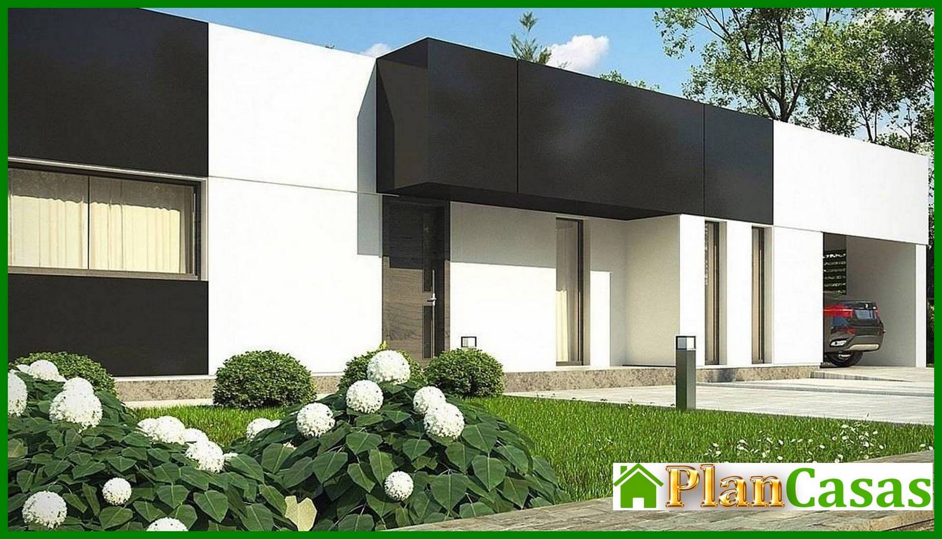 Visualization gallery - One-story project for a narrow site