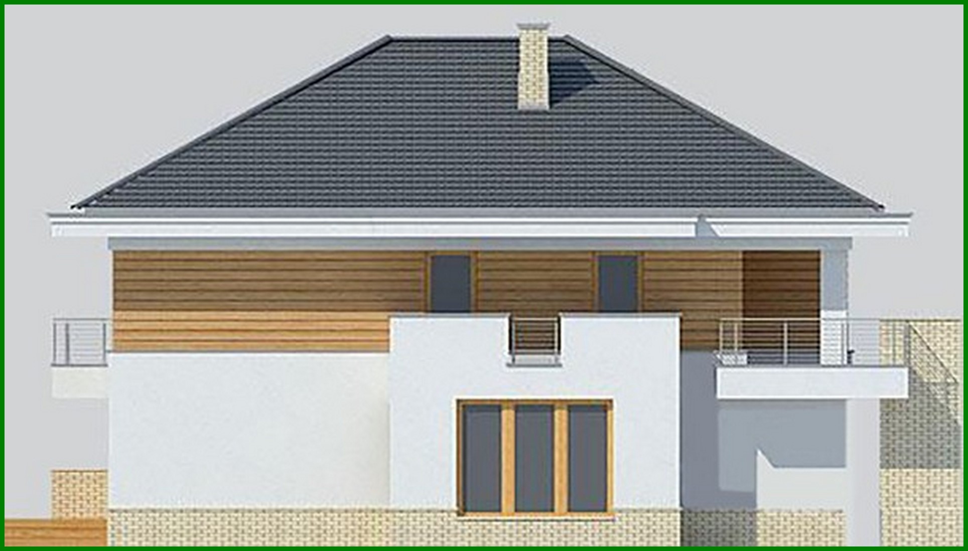 Visualization gallery - Majestic mansion in sandy shades