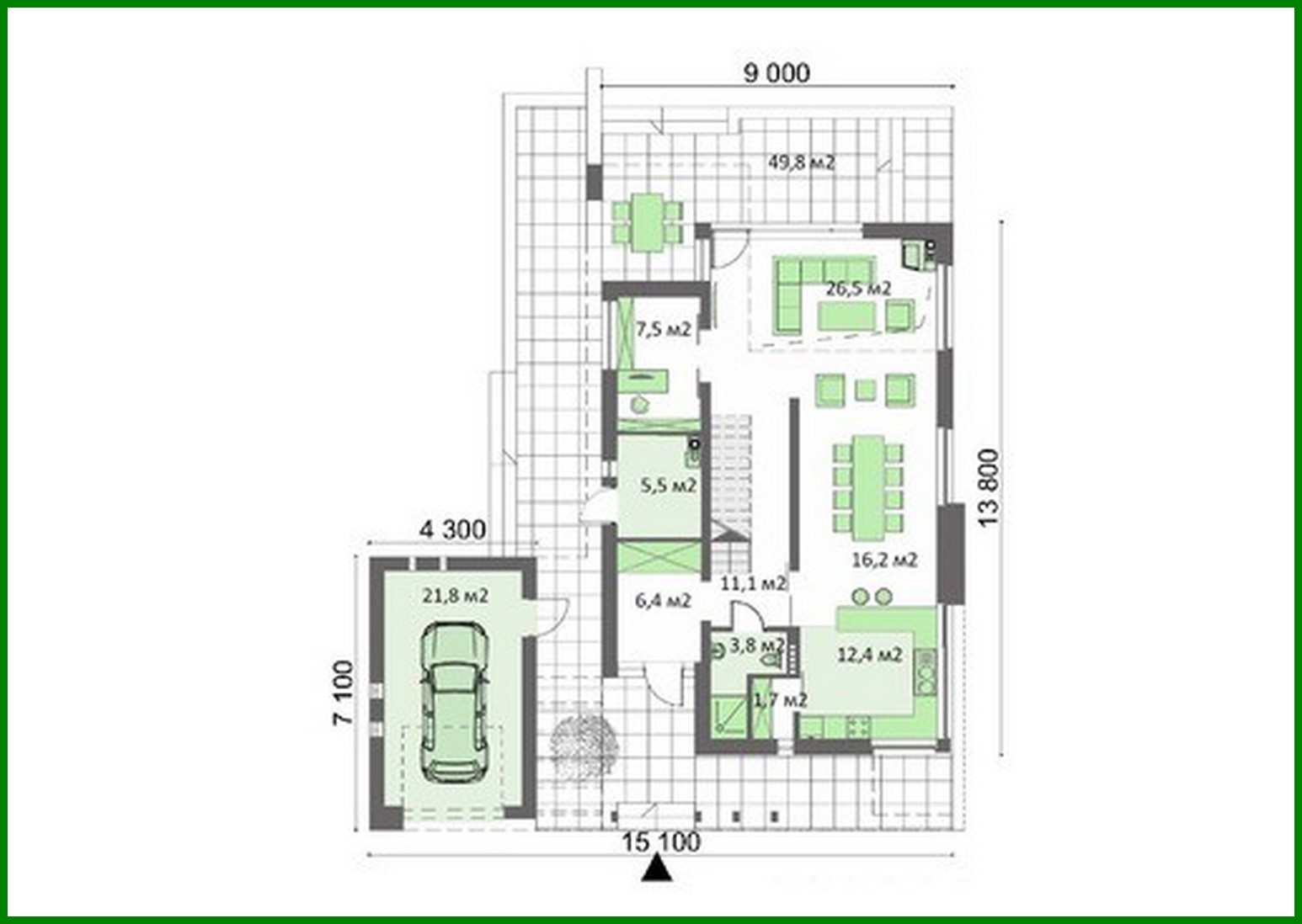 Galería de visualizaciones - Amplia y hermosa casa con una acogedora zona de invitados