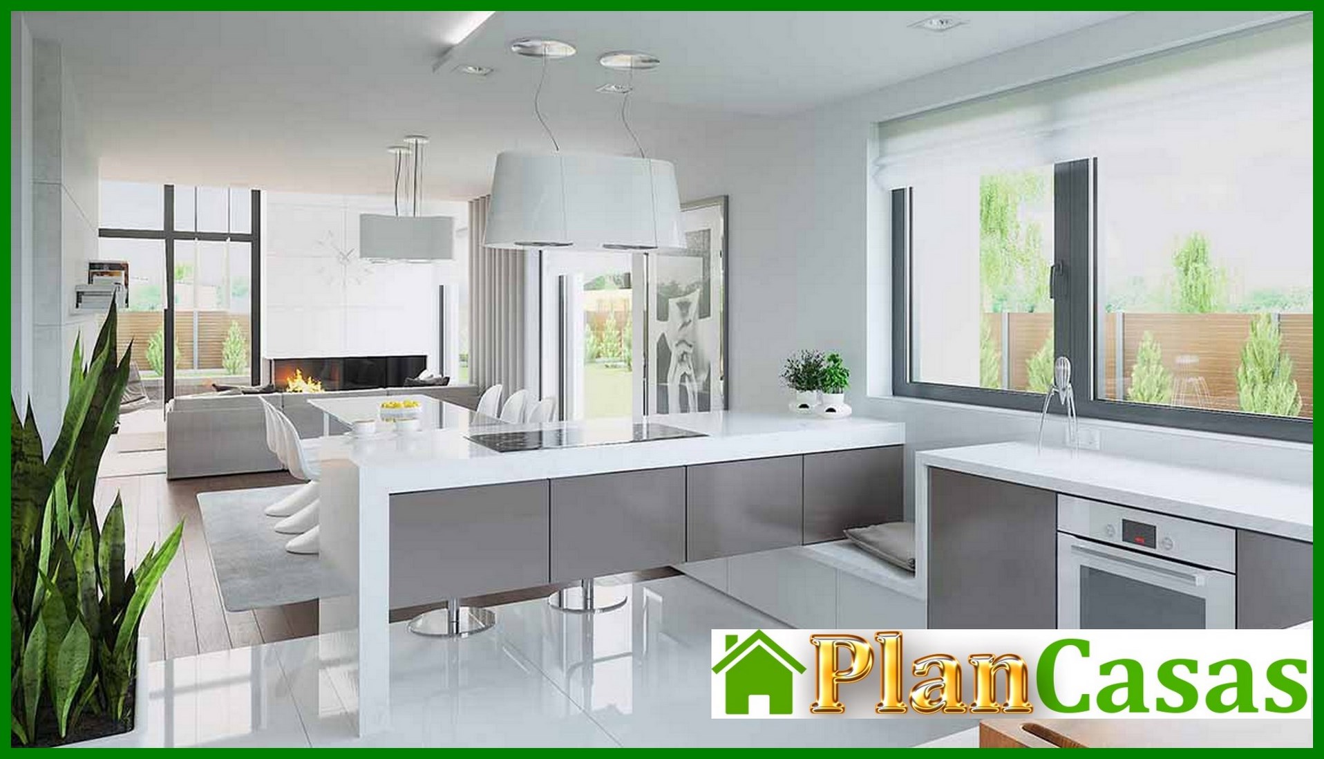 Galería de visualizaciones - Amplia y hermosa casa con una acogedora zona de invitados