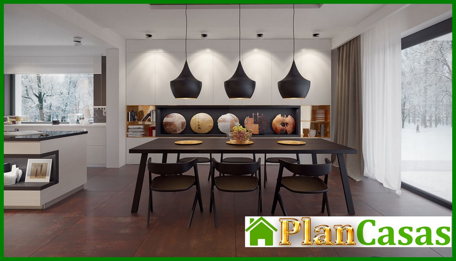 Galería de visualizaciones - Edificio residencial moderno con una superficie de 230 m²