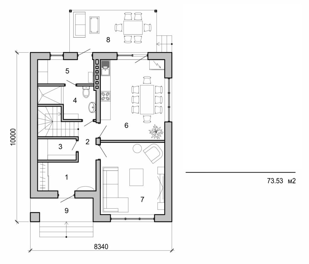 Galería de visualizaciones - Casa de dos plantas