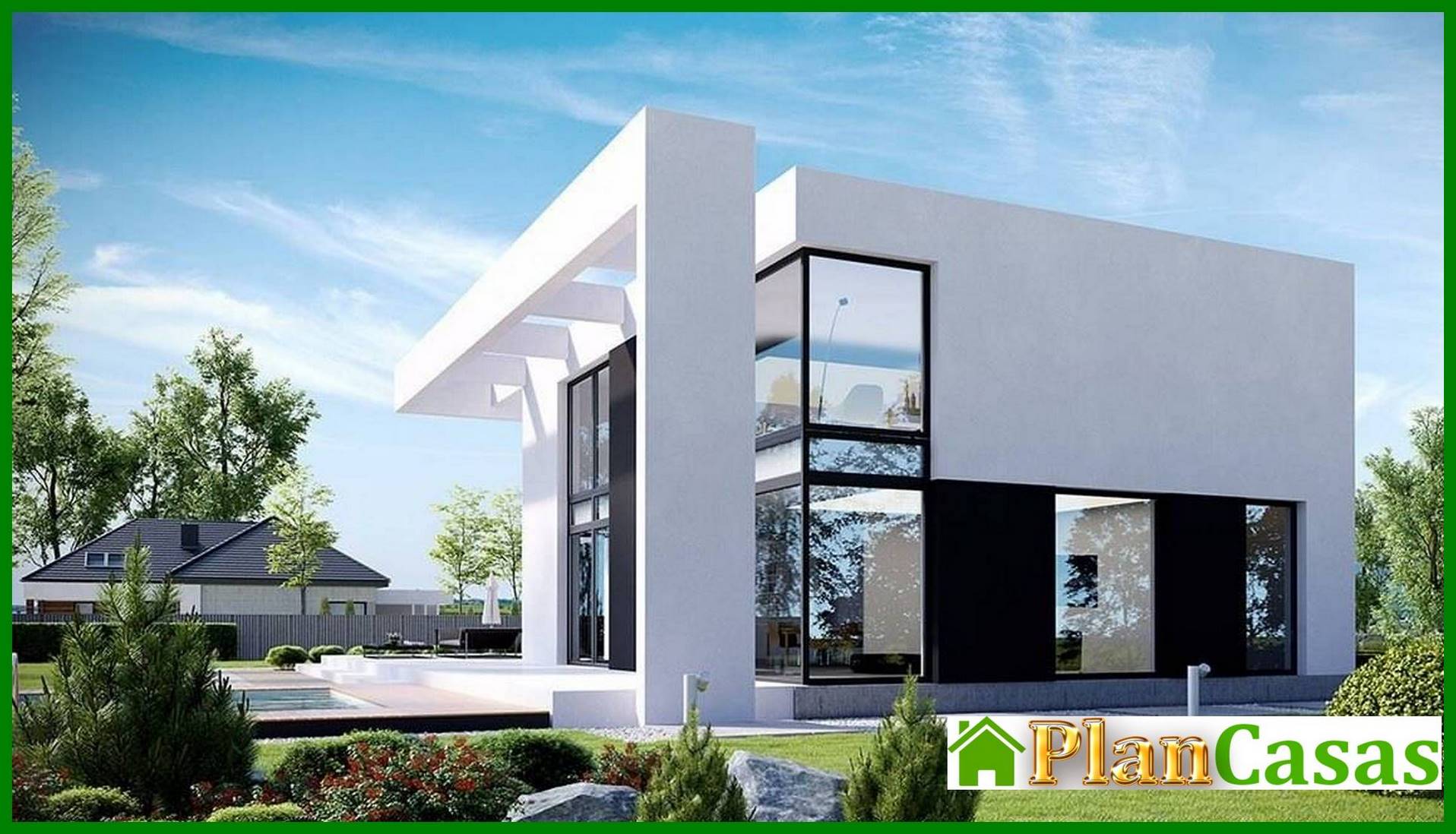 Visualization gallery - Beautiful two-story house with five bedrooms