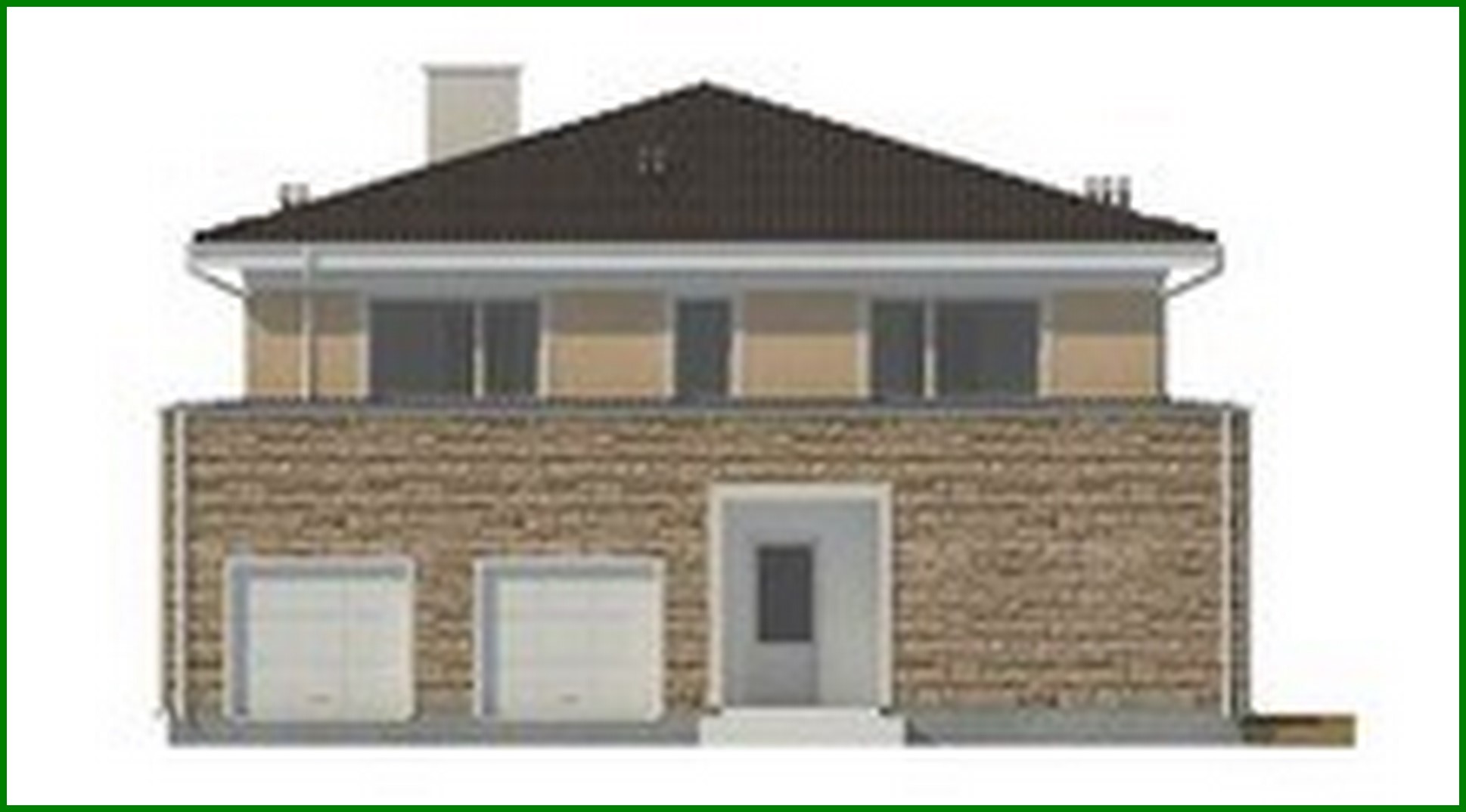 Galería de visualizaciones - Diseño de una villa clásica con sala de billar y sauna