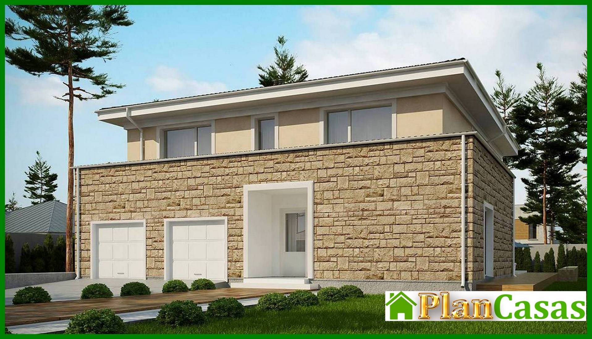 Galería de visualizaciones - Diseño de una villa clásica con sala de billar y sauna