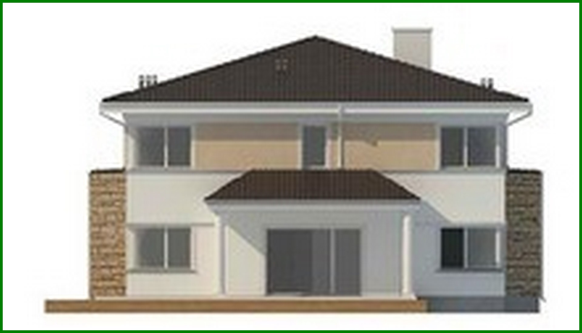 Galería de visualizaciones - Diseño de una villa clásica con sala de billar y sauna