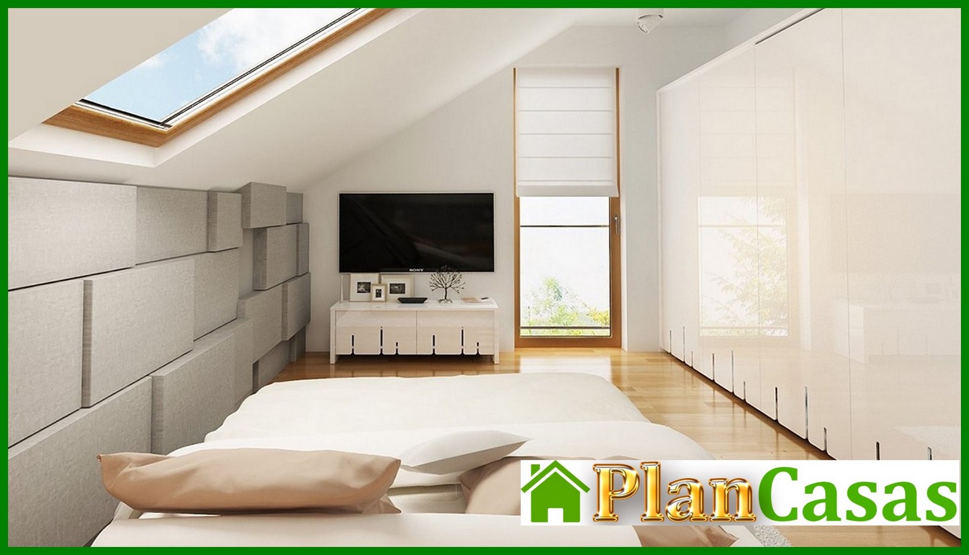 Galería de visualizaciones - Proyecto de una casa de campo con ático y garaje para un coche