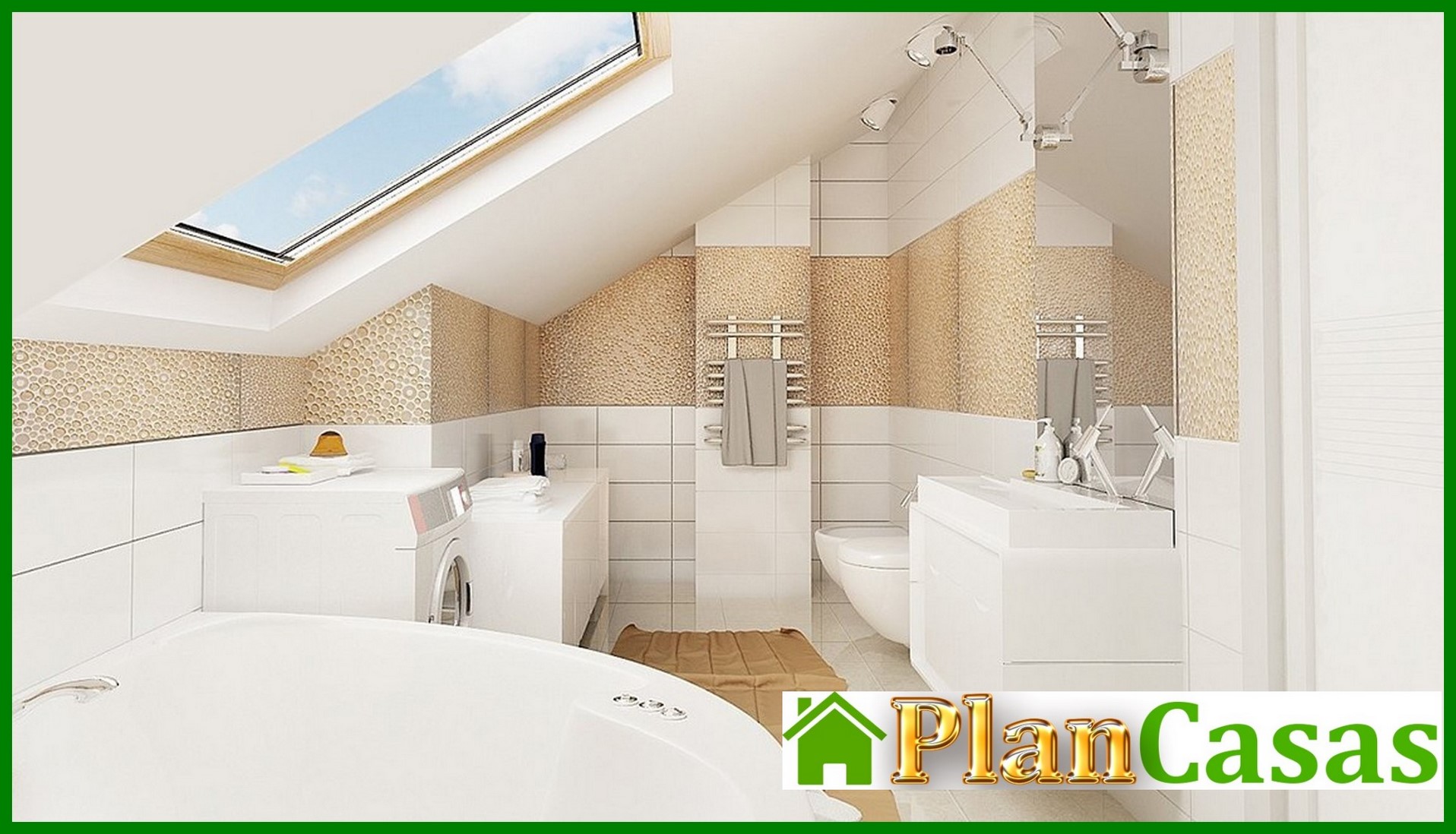 Galería de visualizaciones - Proyecto de una casa de campo con ático y garaje para un coche