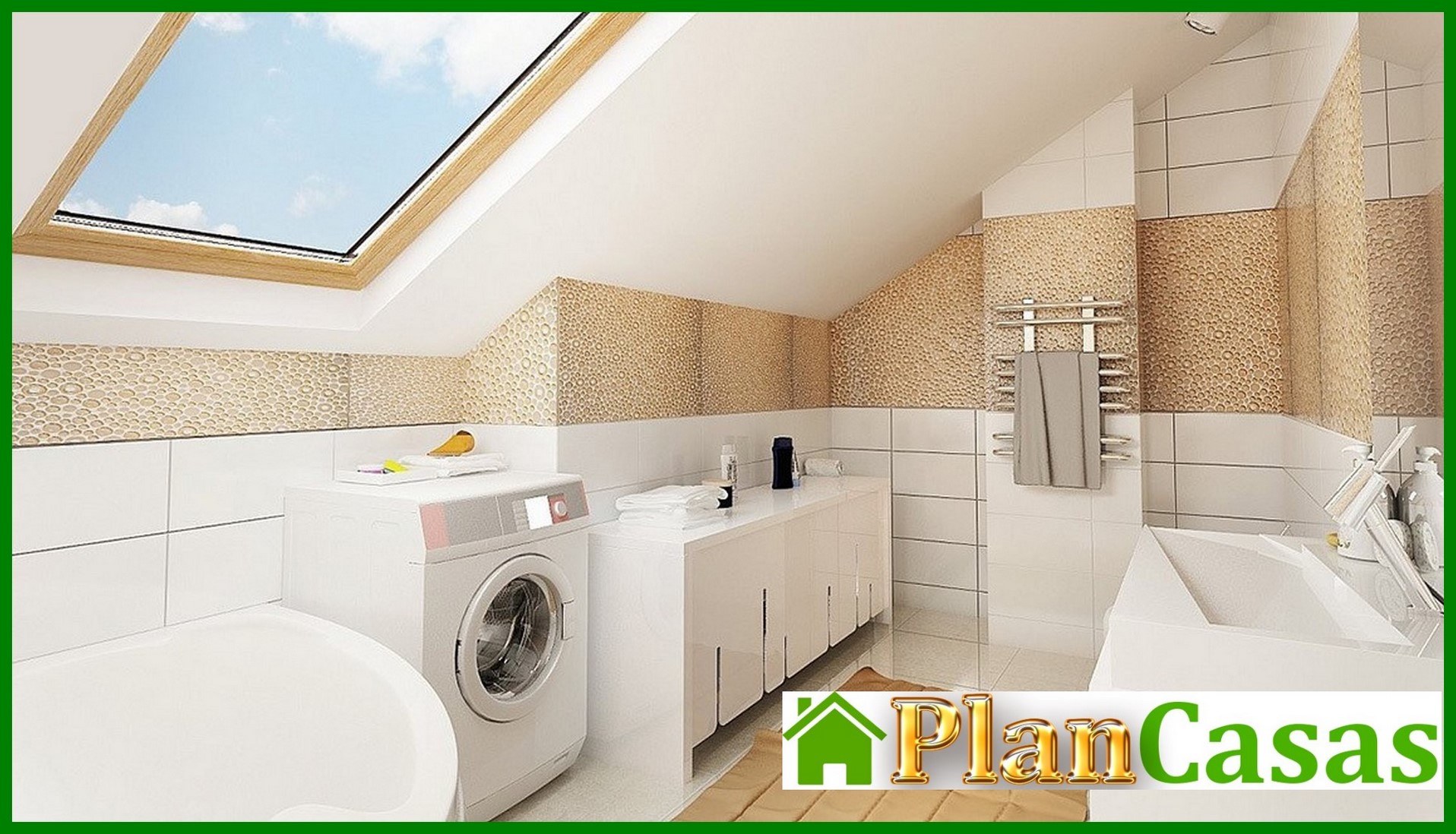 Galería de visualizaciones - Proyecto de una casa de campo con ático y garaje para un coche