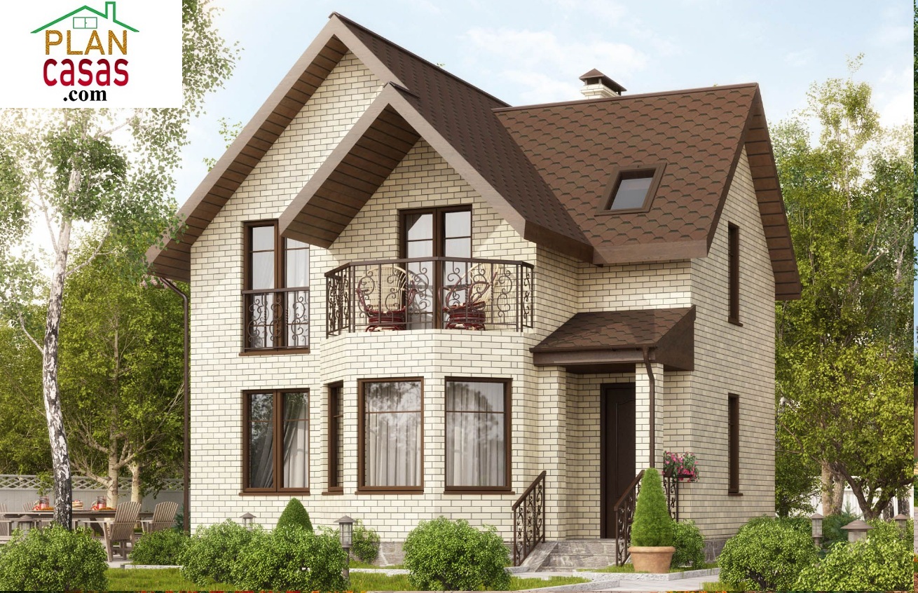 Casa de campo de dos plantas