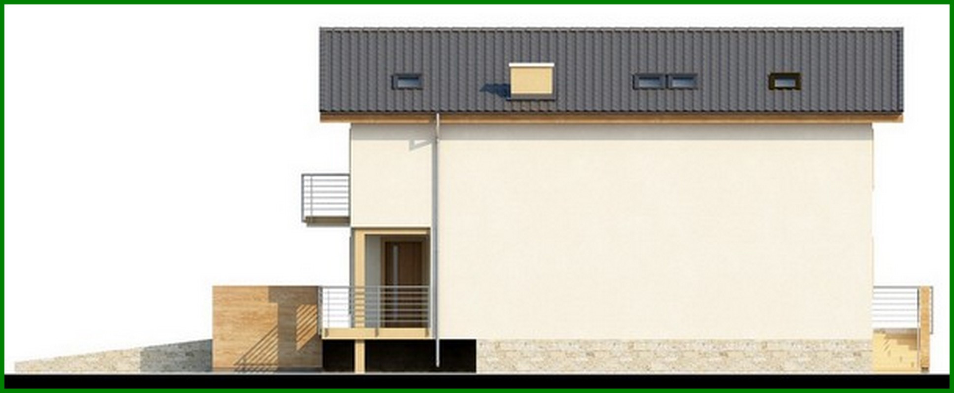 Galería de visualizaciones - Proyecto de una casa de dos plantas con sótano