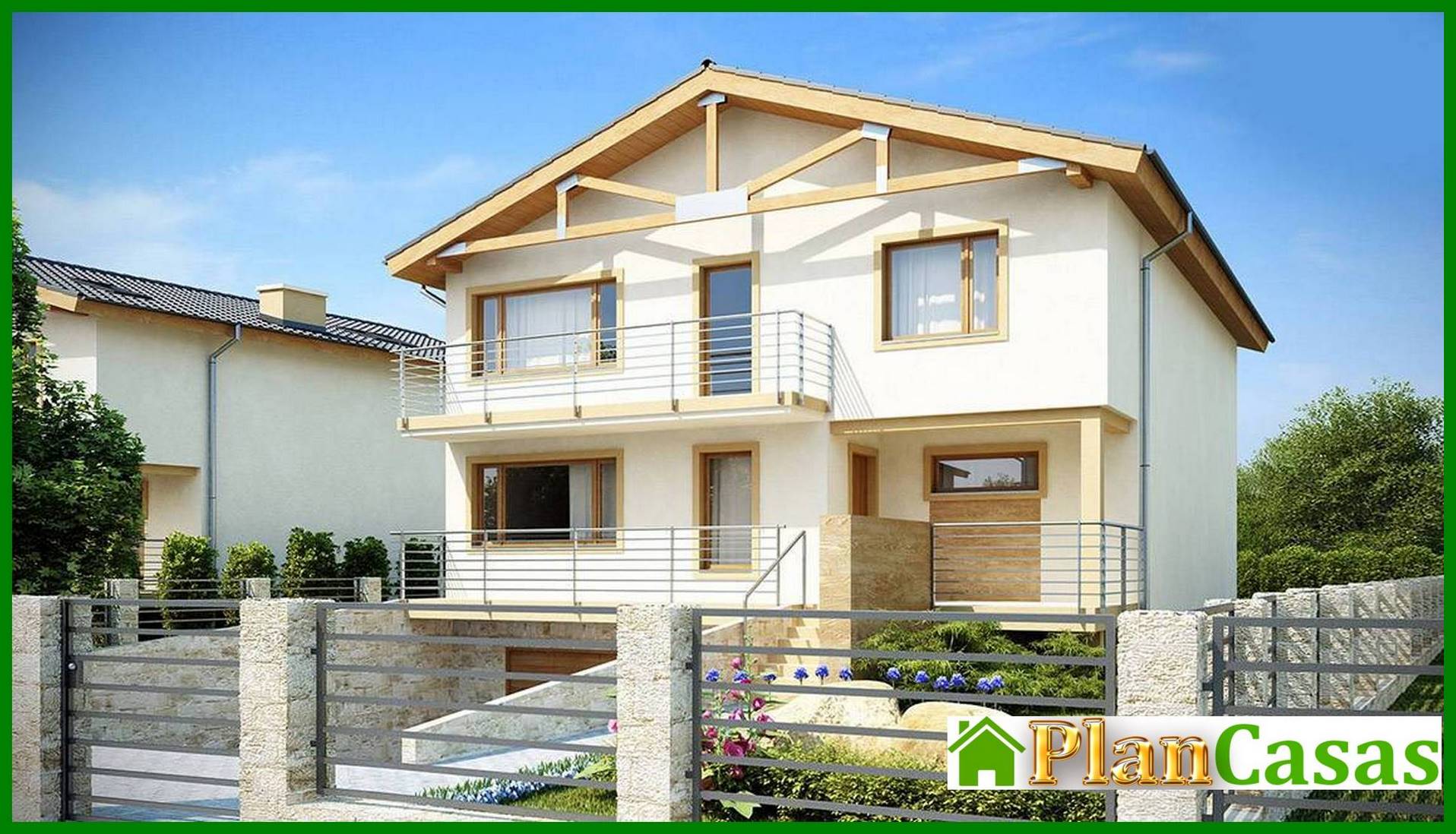 Proyecto de una casa de dos plantas con sótano