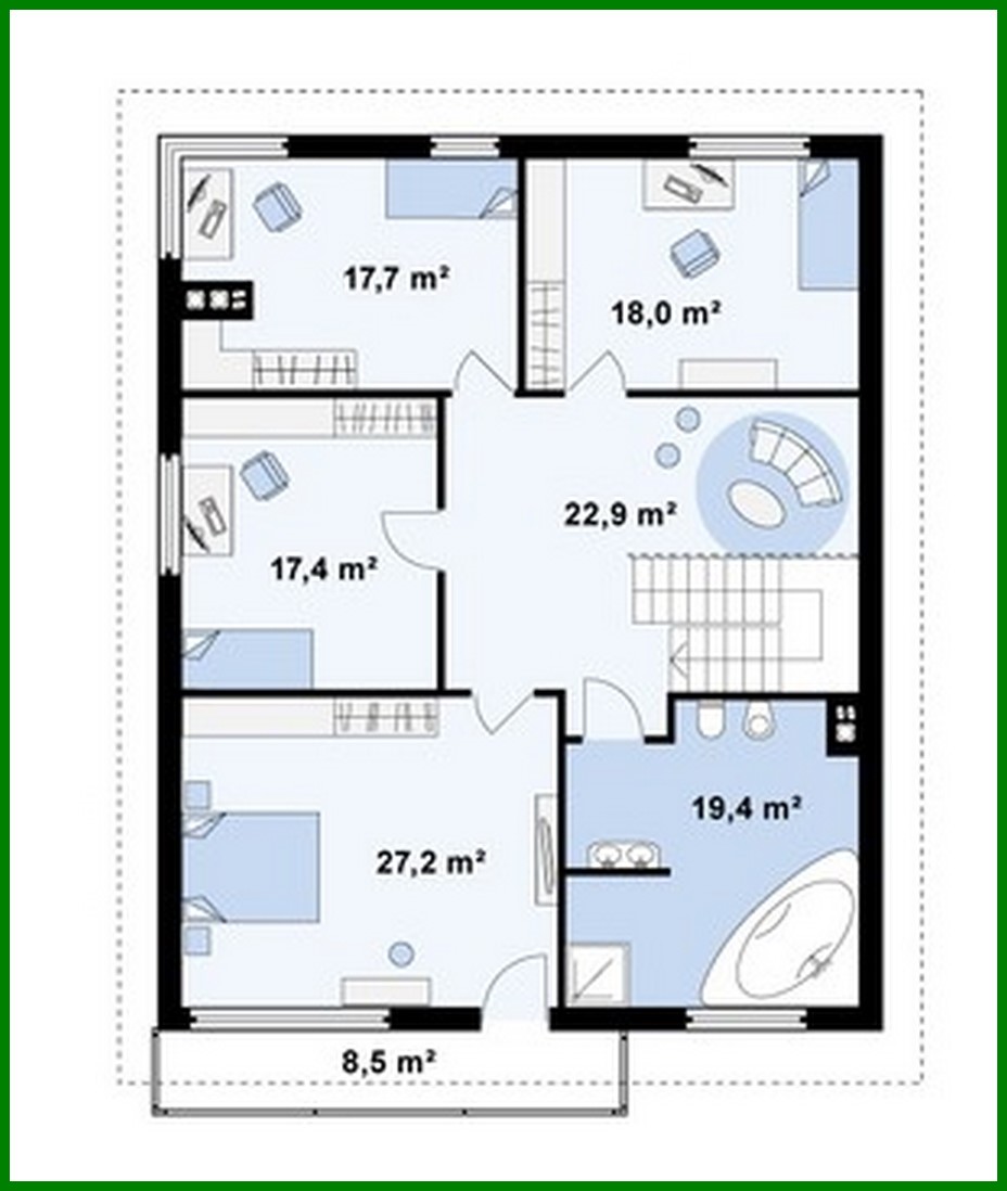 Galería de visualizaciones - Proyecto de una casa de dos plantas con sótano