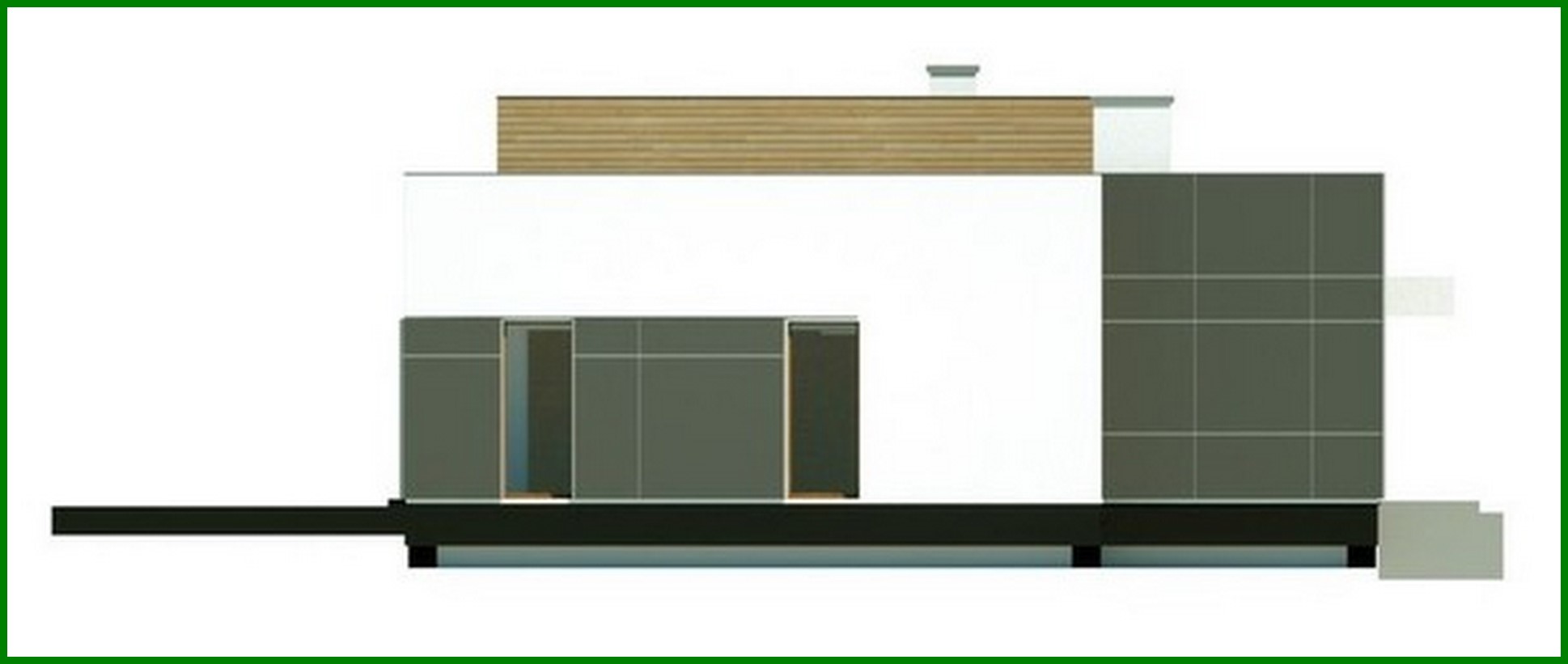 Galería de visualizaciones - Proyecto de una casa moderna con un amplio salón