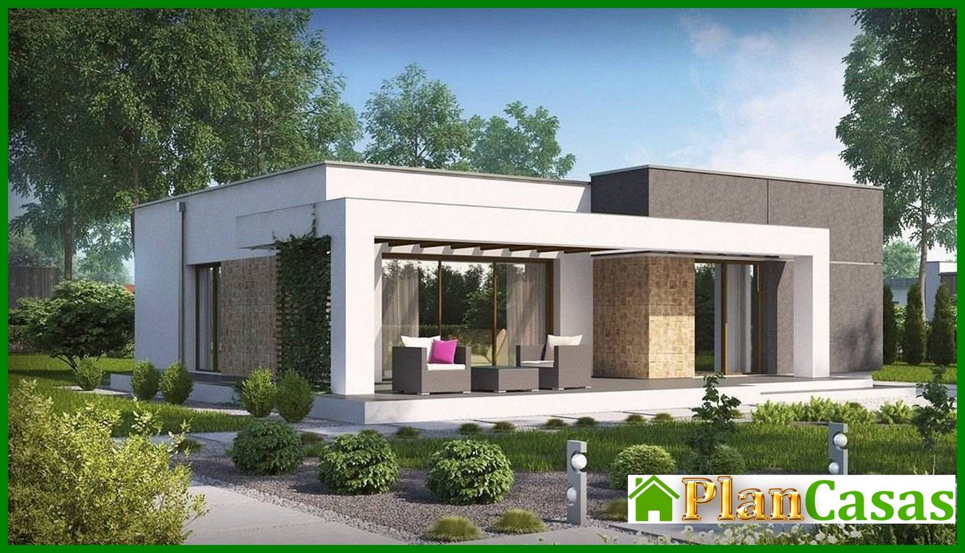 Visualization gallery - Compact Hi-Tech Cottage Project