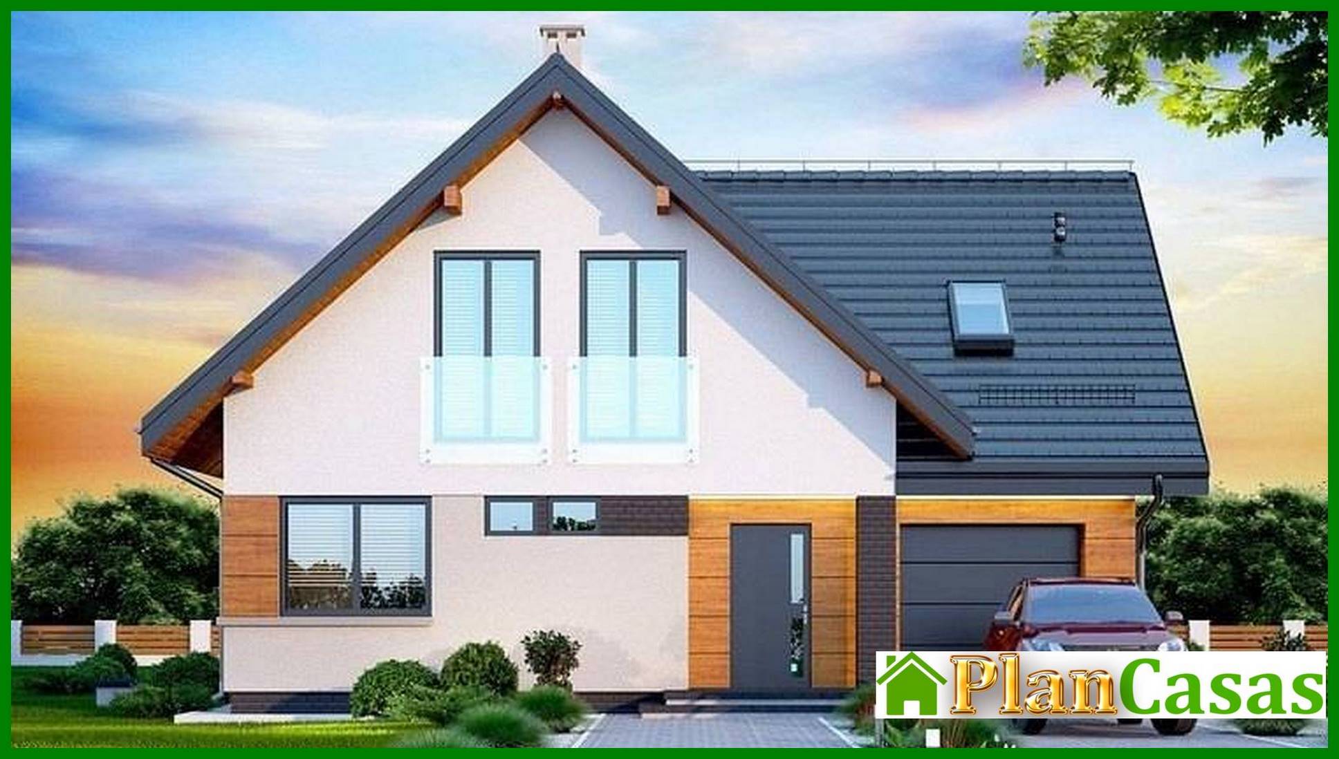 Visualization gallery - Elegant residential building with cozy balconies