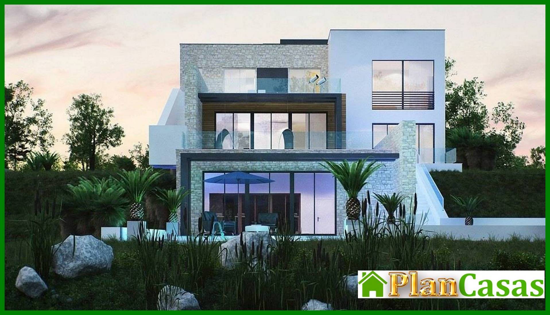 Casa pequeña para un terreno en pendiente