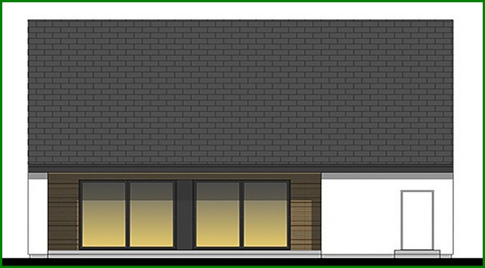 Visualization gallery - Attic apartment building with a delightful veranda