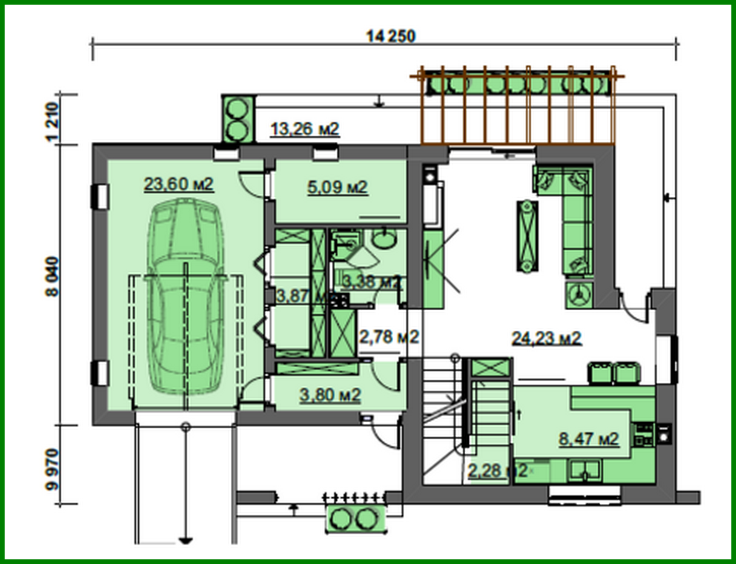 Galería de visualizaciones - Amplio edificio de apartamentos con ático de 3 dormitorios