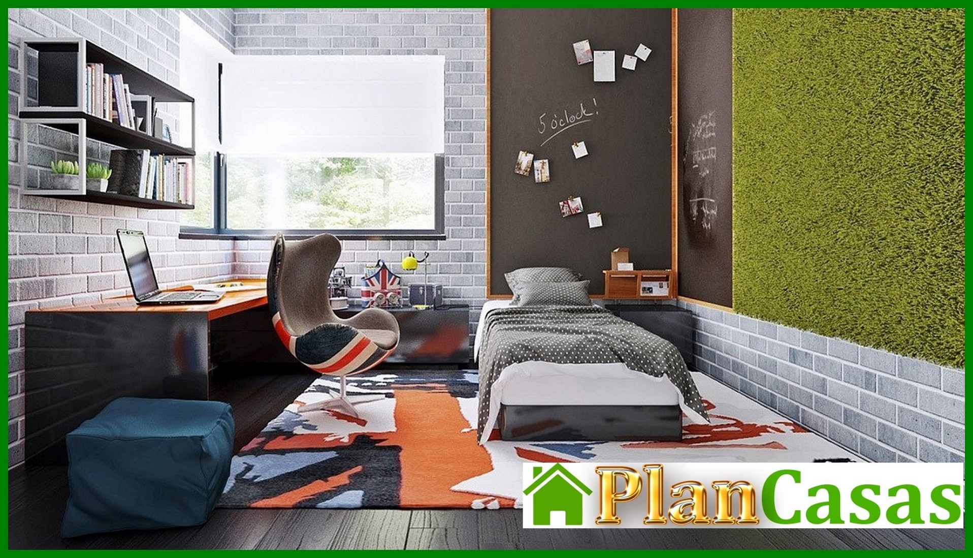 Visualization gallery - Project of a modern house with a frontal living room