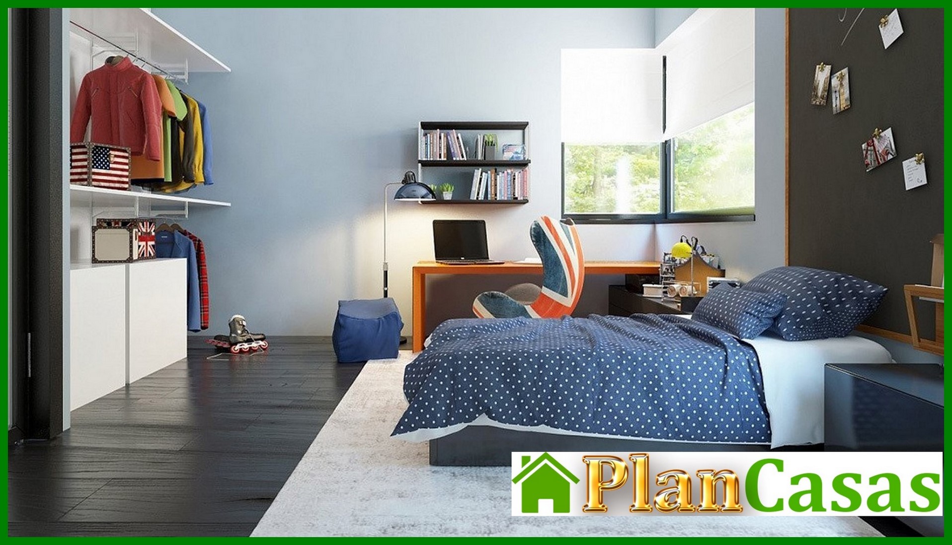 Visualization gallery - Project of a modern house with a frontal living room