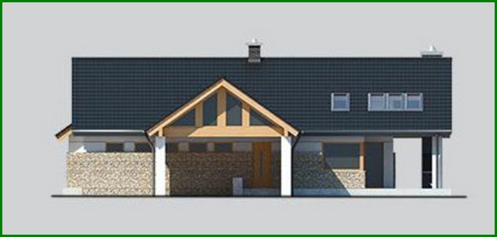 Galería de visualizaciones - Hermoso edificio de apartamentos con una solución de garaje inusual