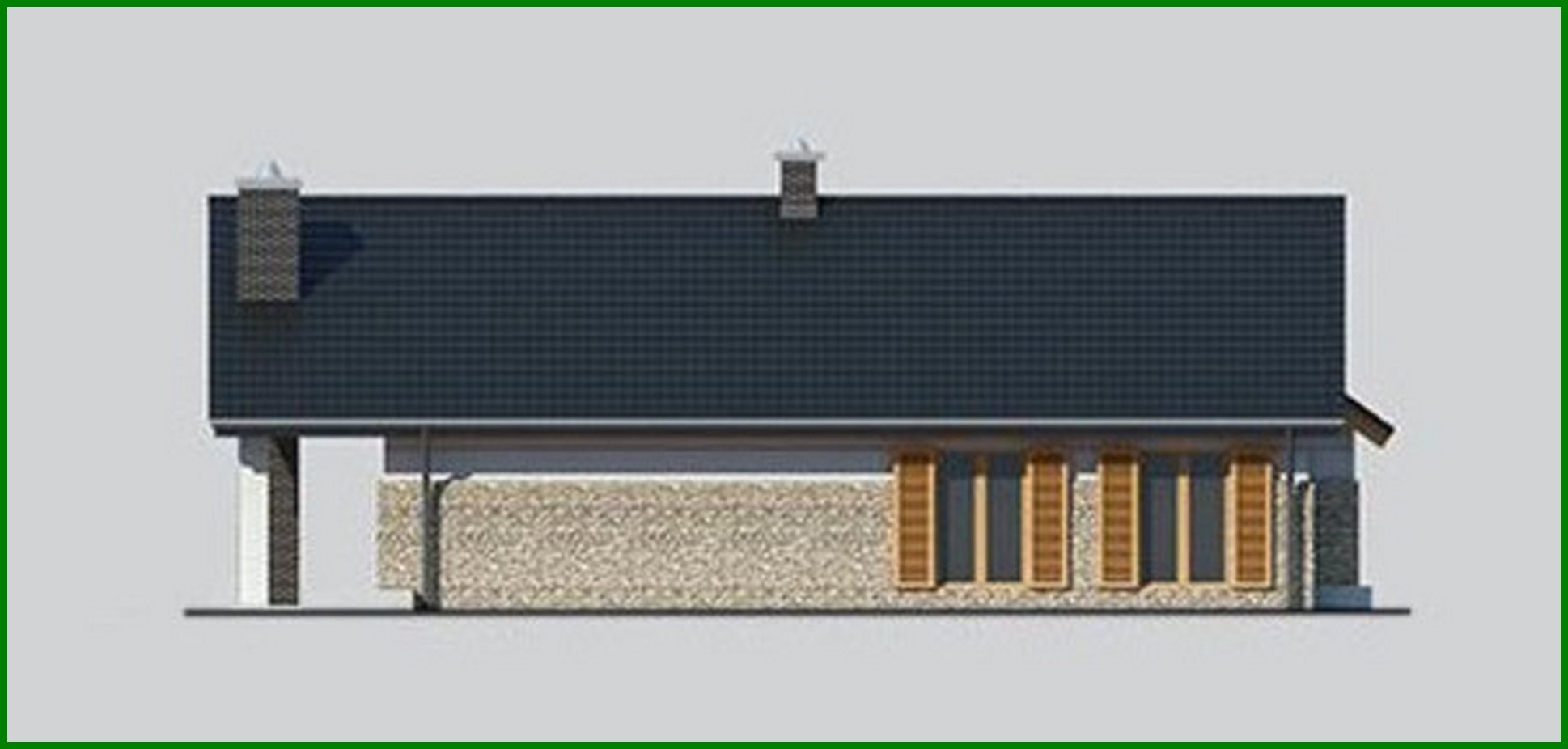 Galería de visualizaciones - Hermoso edificio de apartamentos con una solución de garaje inusual