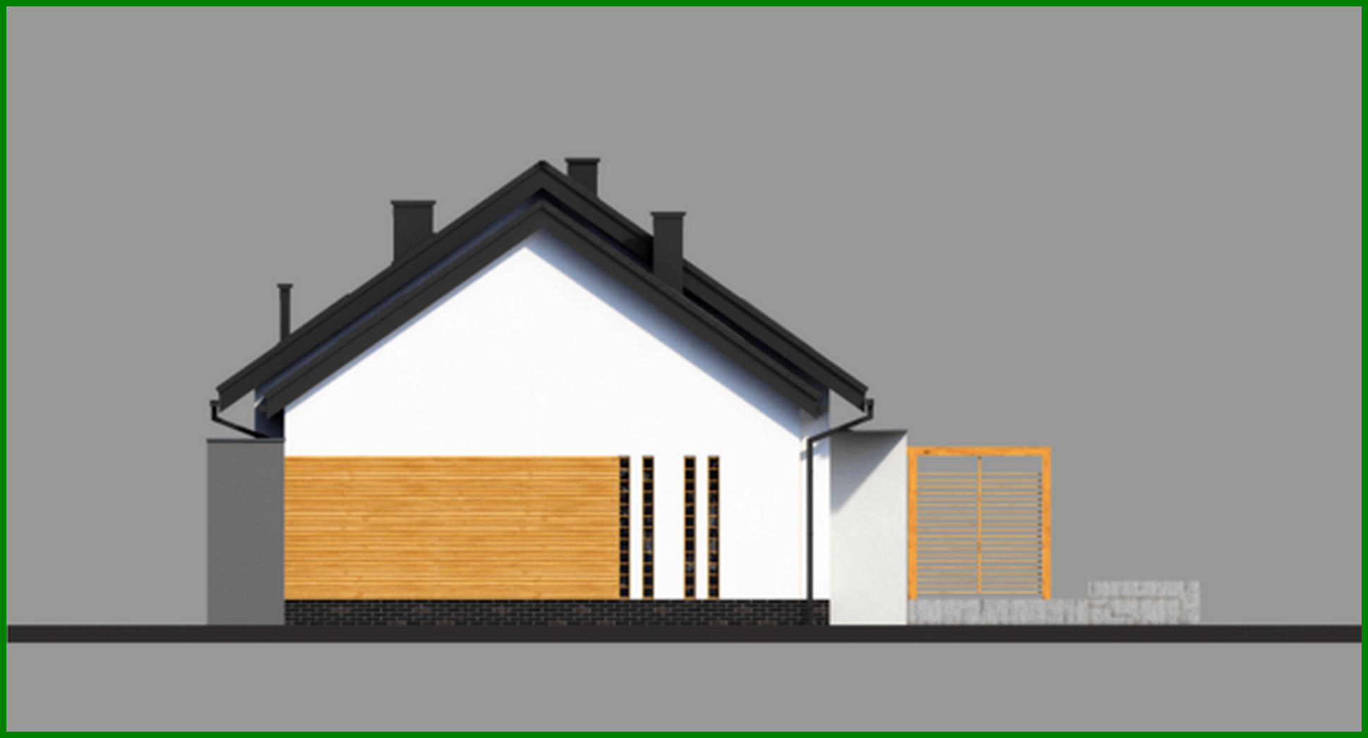 Galería de visualizaciones - Edificio residencial elegante con ático