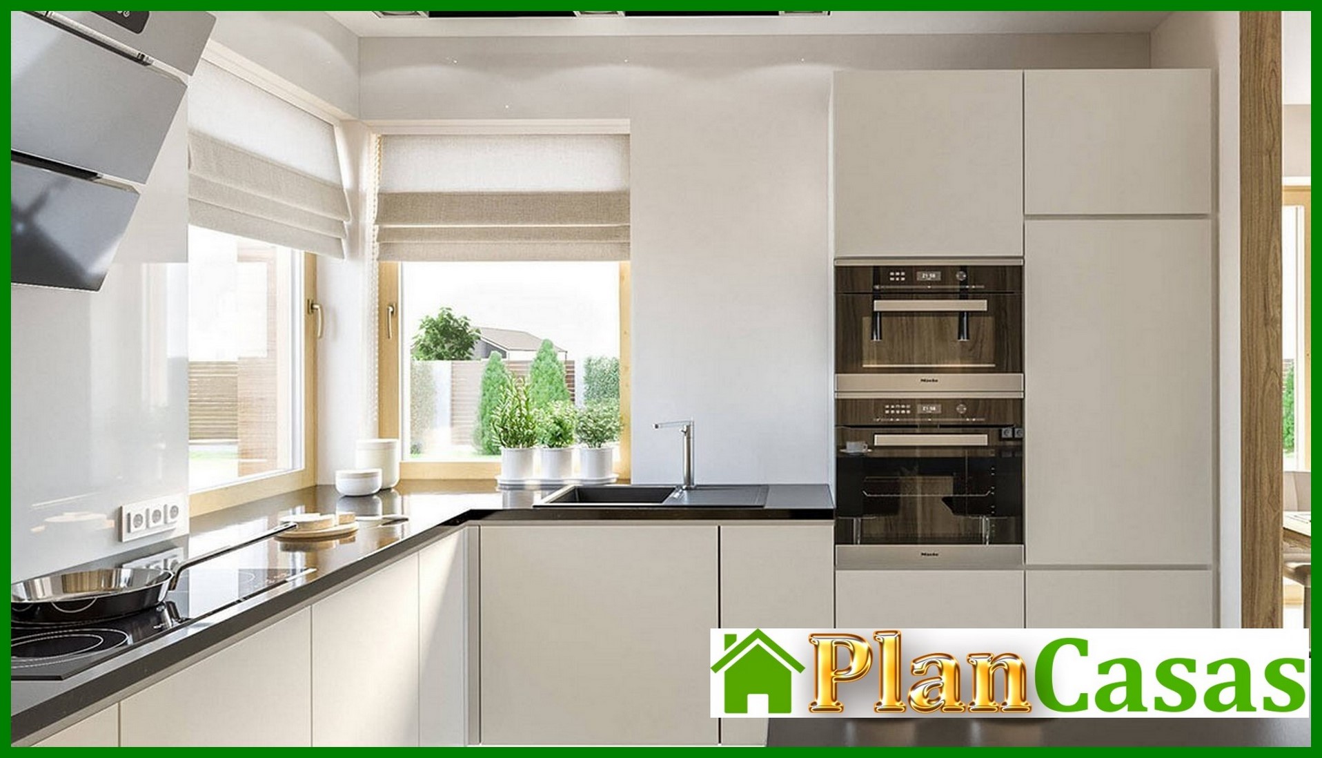 Galería de visualizaciones - Encantadora casa residencial con columnas de madera