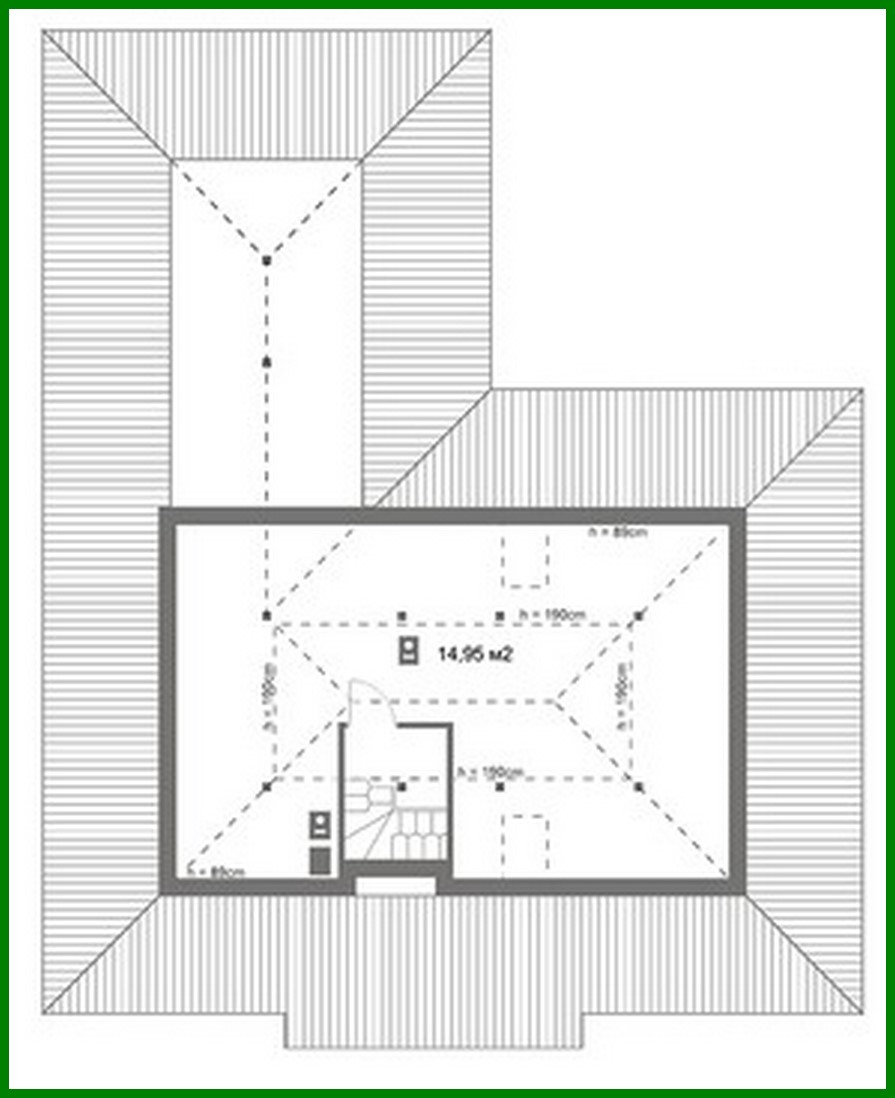 Galería de visualizaciones - Casa residencial presentable con una veranda semicerrada