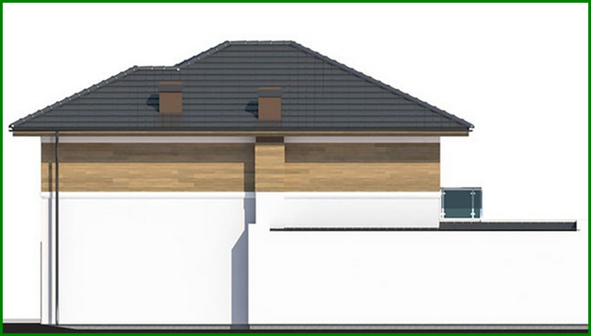 Visualization gallery - Modern house with three bedroom on the second floor