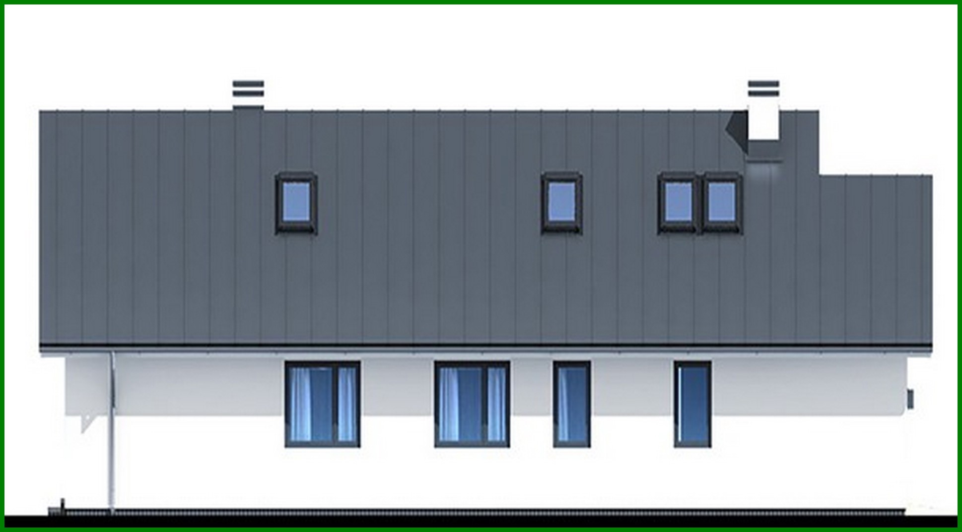 Visualization gallery - Stylish two-story country house with a garage