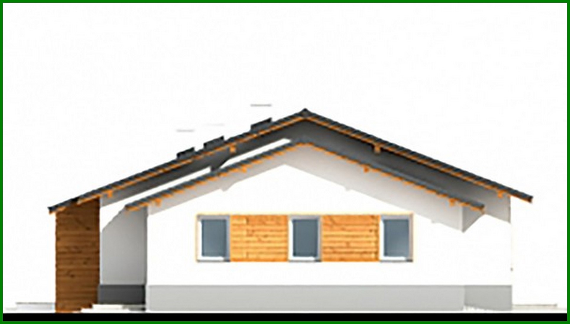 Visualization gallery - One-floor Three-Bedroom Cottage