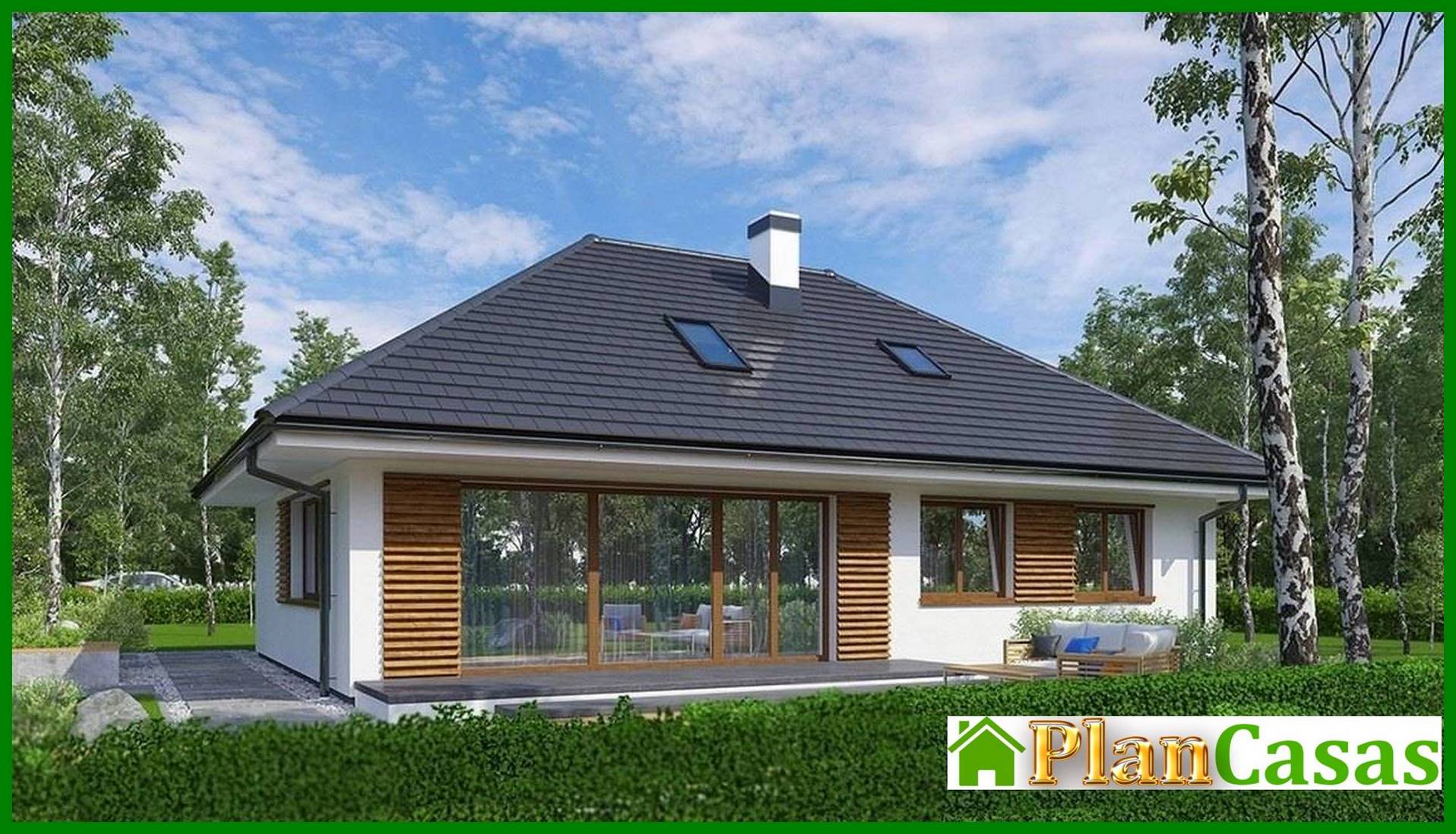 Hermosa casa con una amplia sala de estar