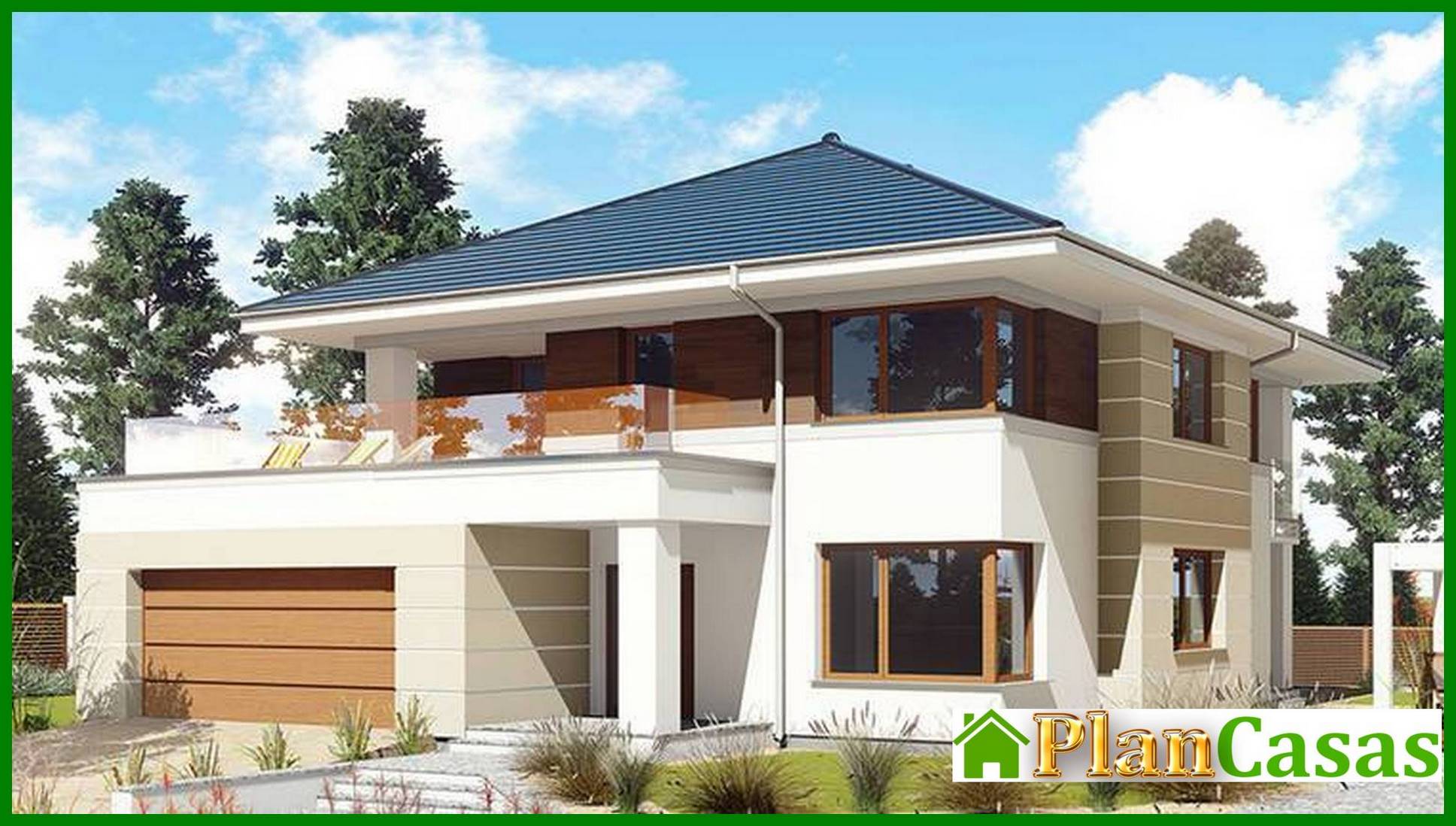 Visualization gallery - Magnificent five-bedroom mansion with a spacious terrace on the second floor