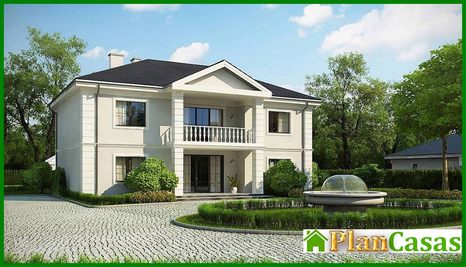 Representative two-story manor