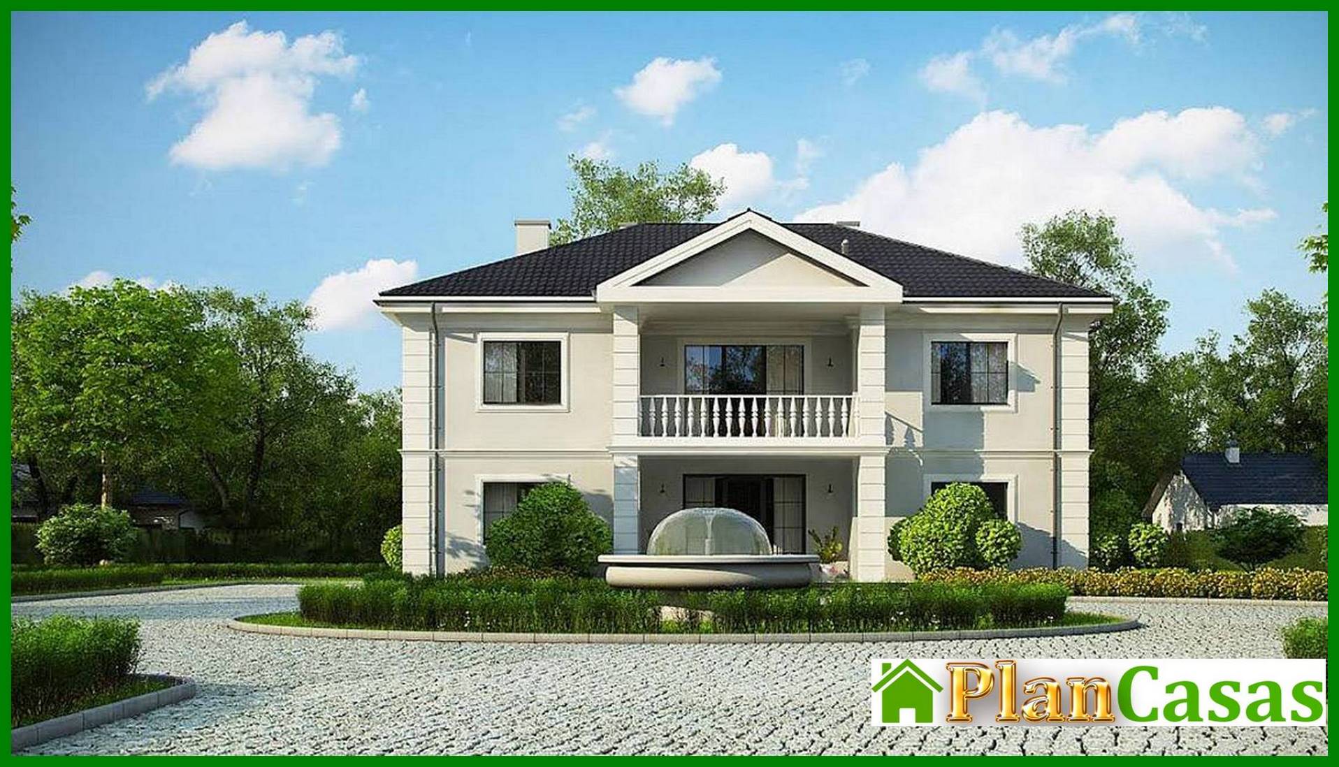 Visualization gallery - Representative two-story manor