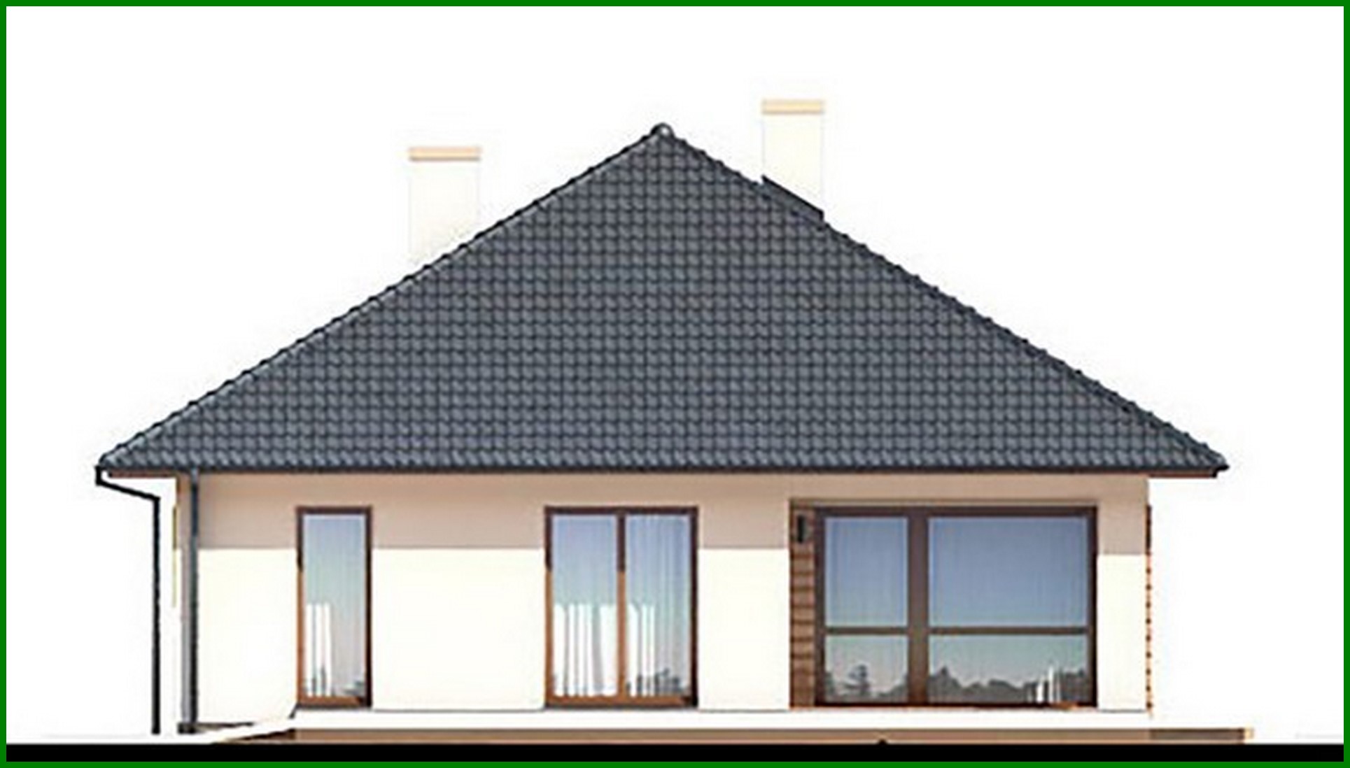 Visualization gallery - Beautiful house for a suburban residential area of 60 squares