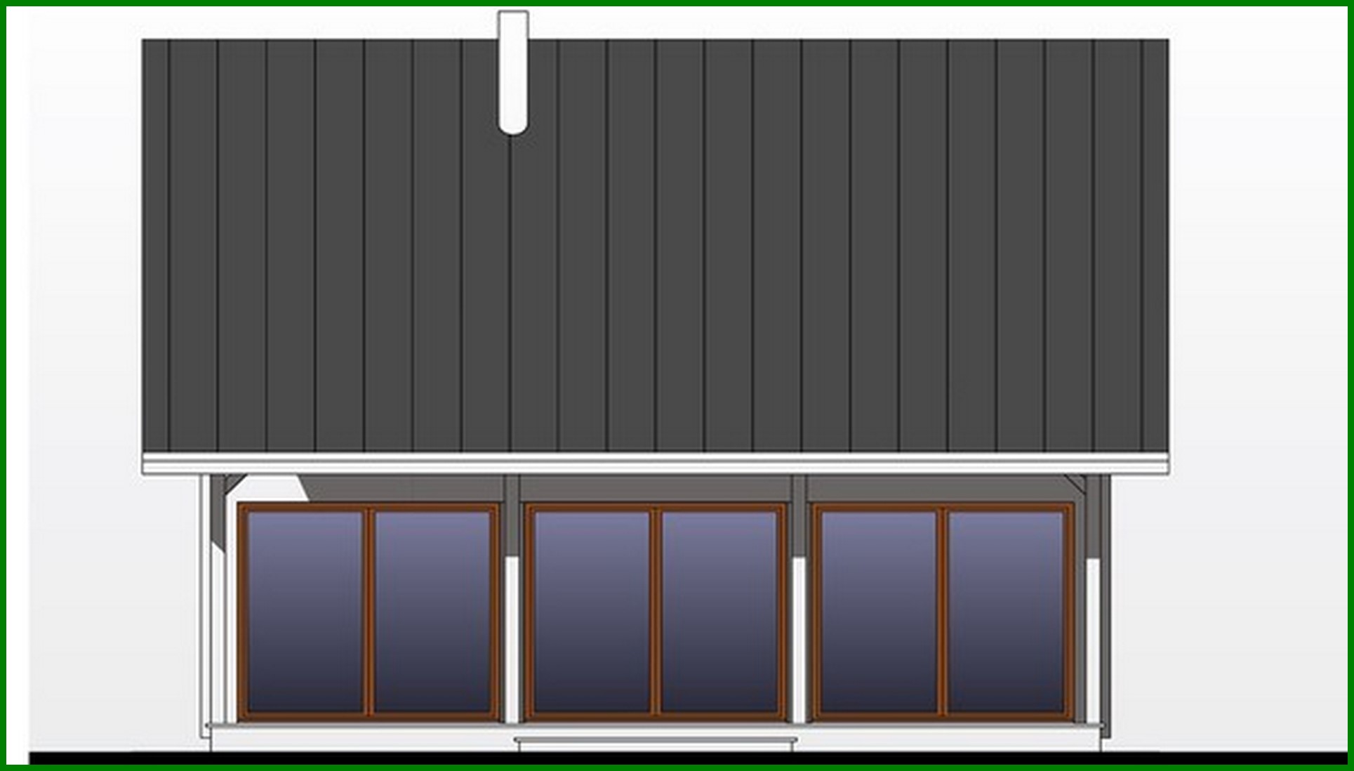 Galería de visualizaciones - Casa de campo decorada con madera