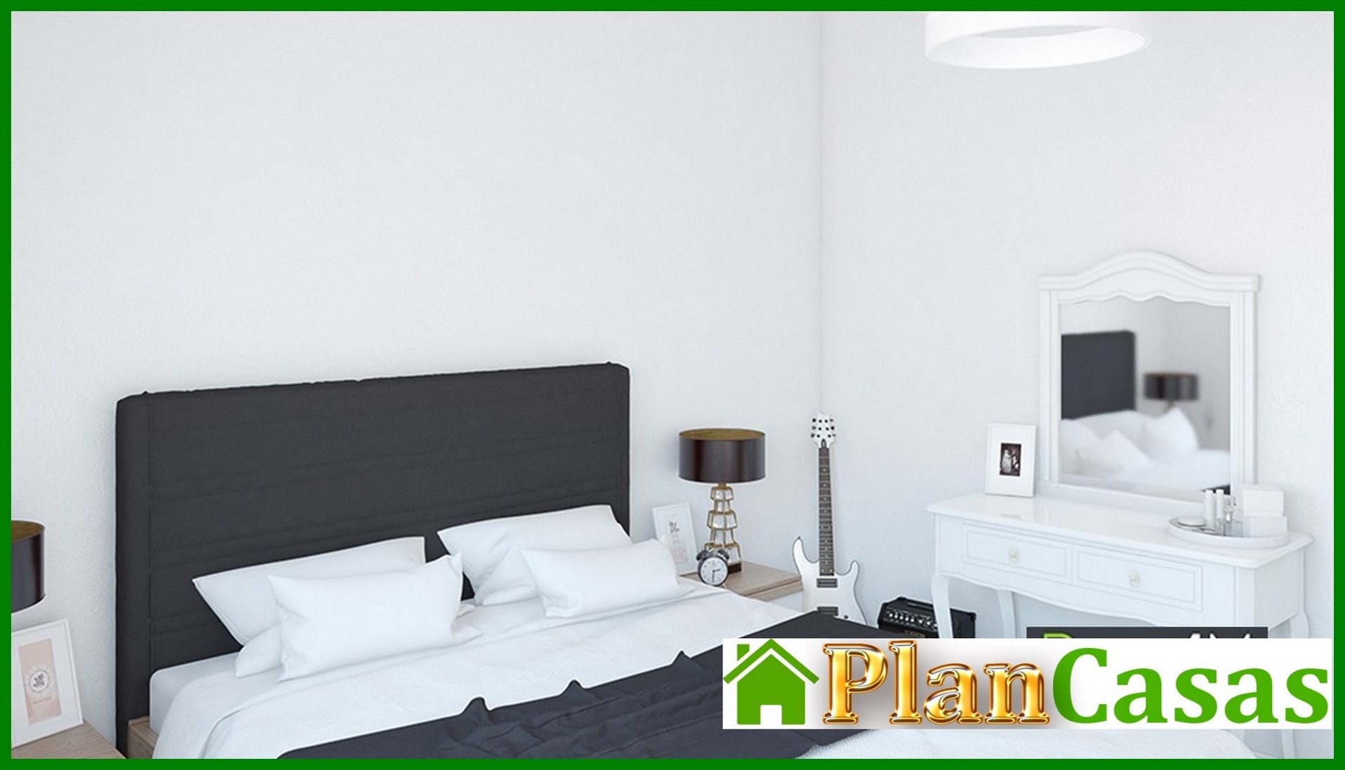 Galería de visualizaciones - Casa moderna con ático y garaje