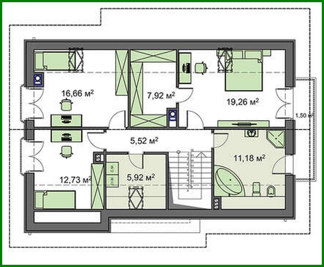 Galería de visualizaciones - Edificio residencial con ático y garaje