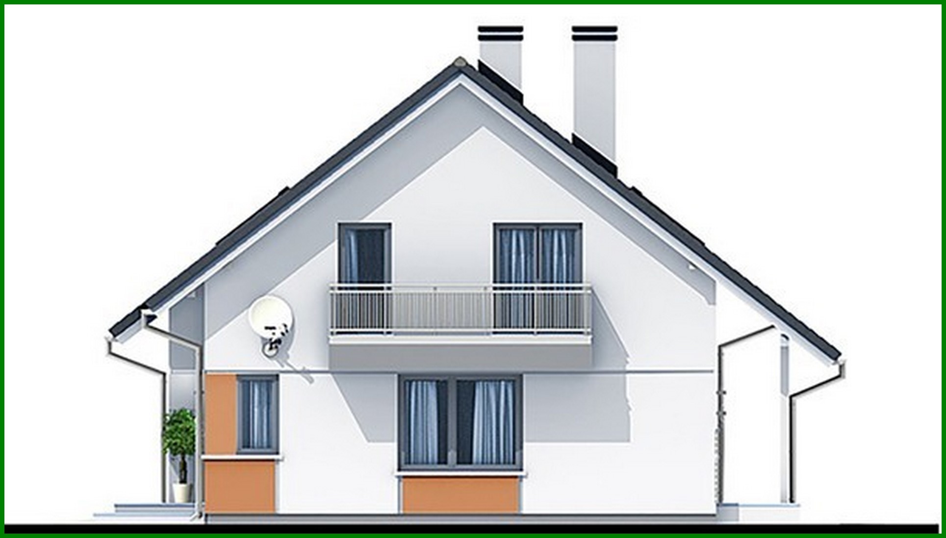 Galería de visualizaciones - Edificio residencial con ático y garaje