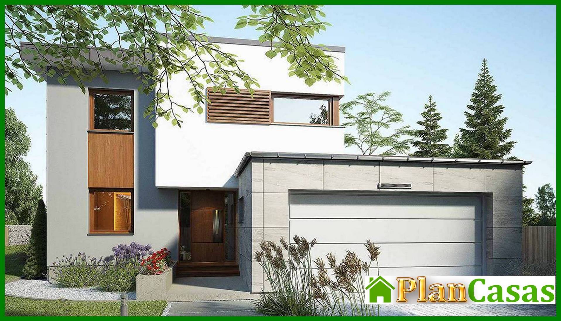 Galería de visualizaciones - Edificio residencial original de dos plantas