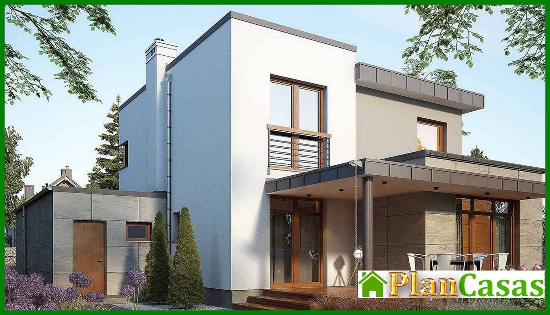 Galería de visualizaciones - Edificio residencial original de dos plantas