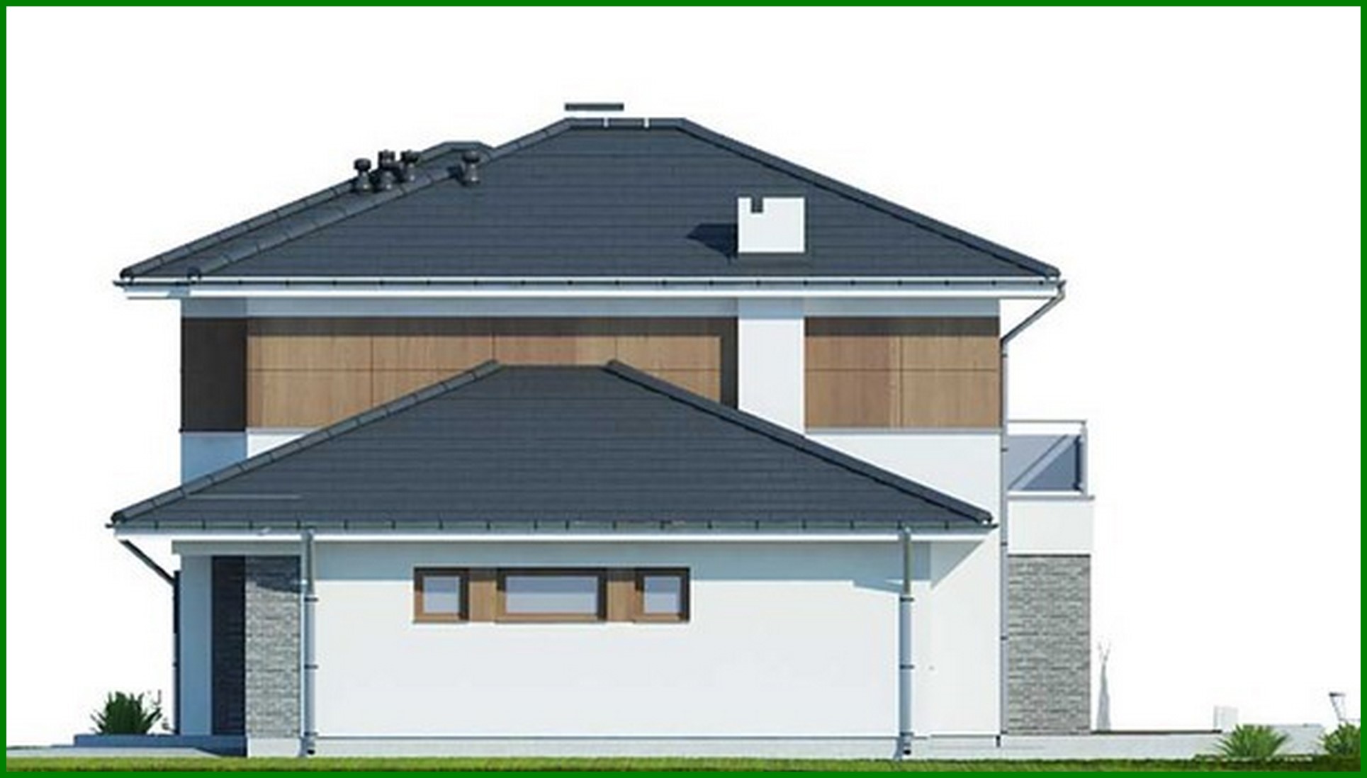 Visualization gallery - Beautiful two-story five-bedroom mansion