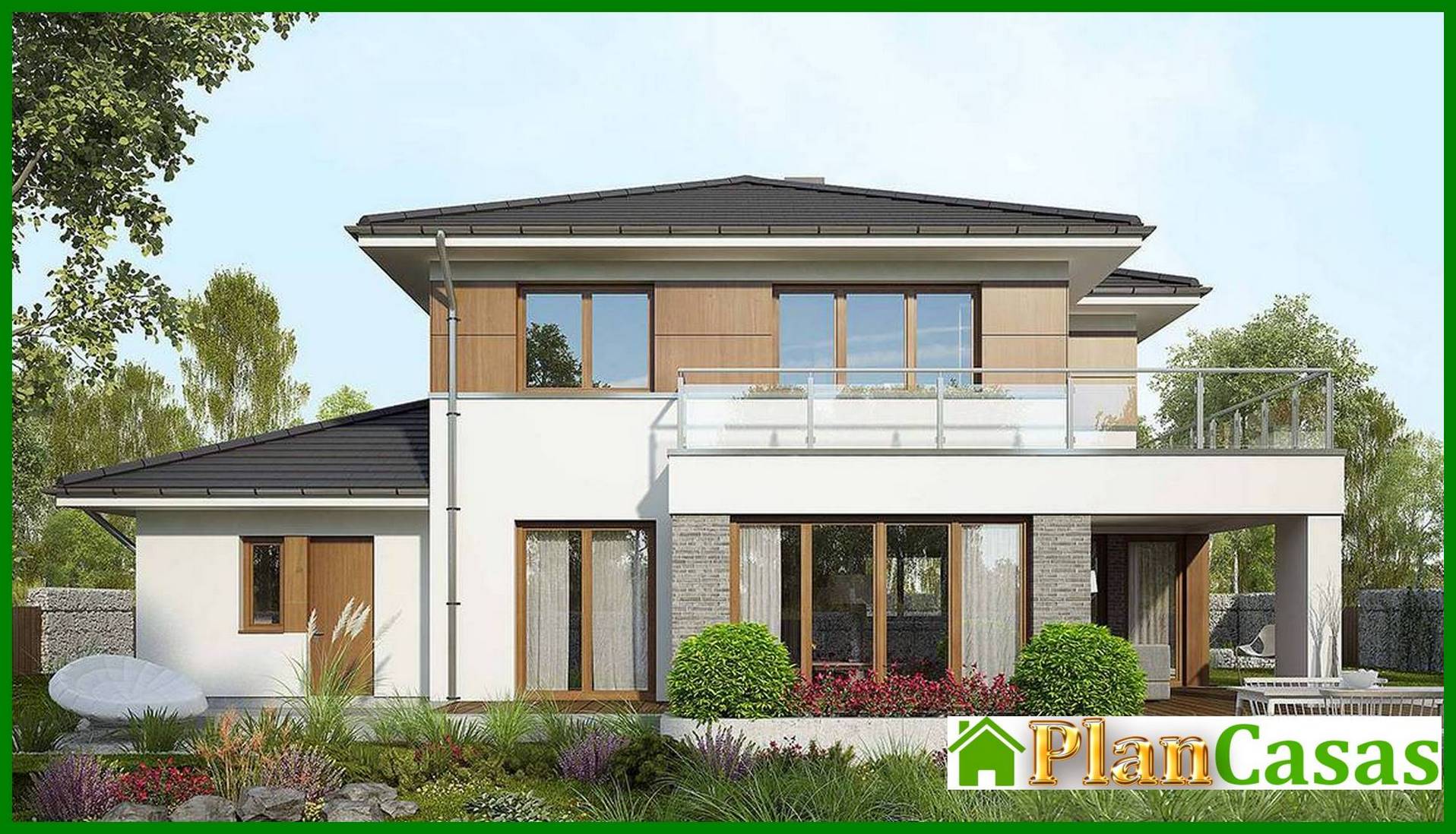 Visualization gallery - Beautiful two-story five-bedroom mansion