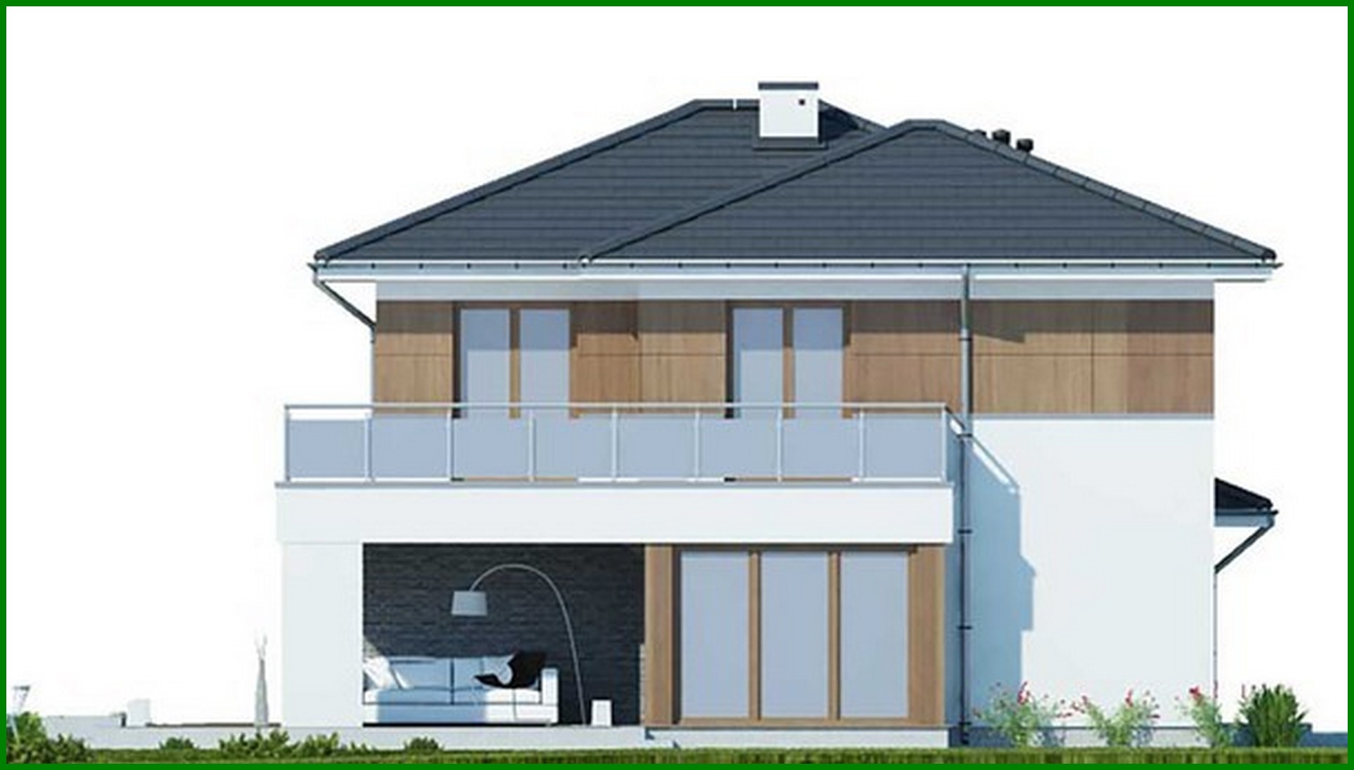 Visualization gallery - Beautiful two-story five-bedroom mansion